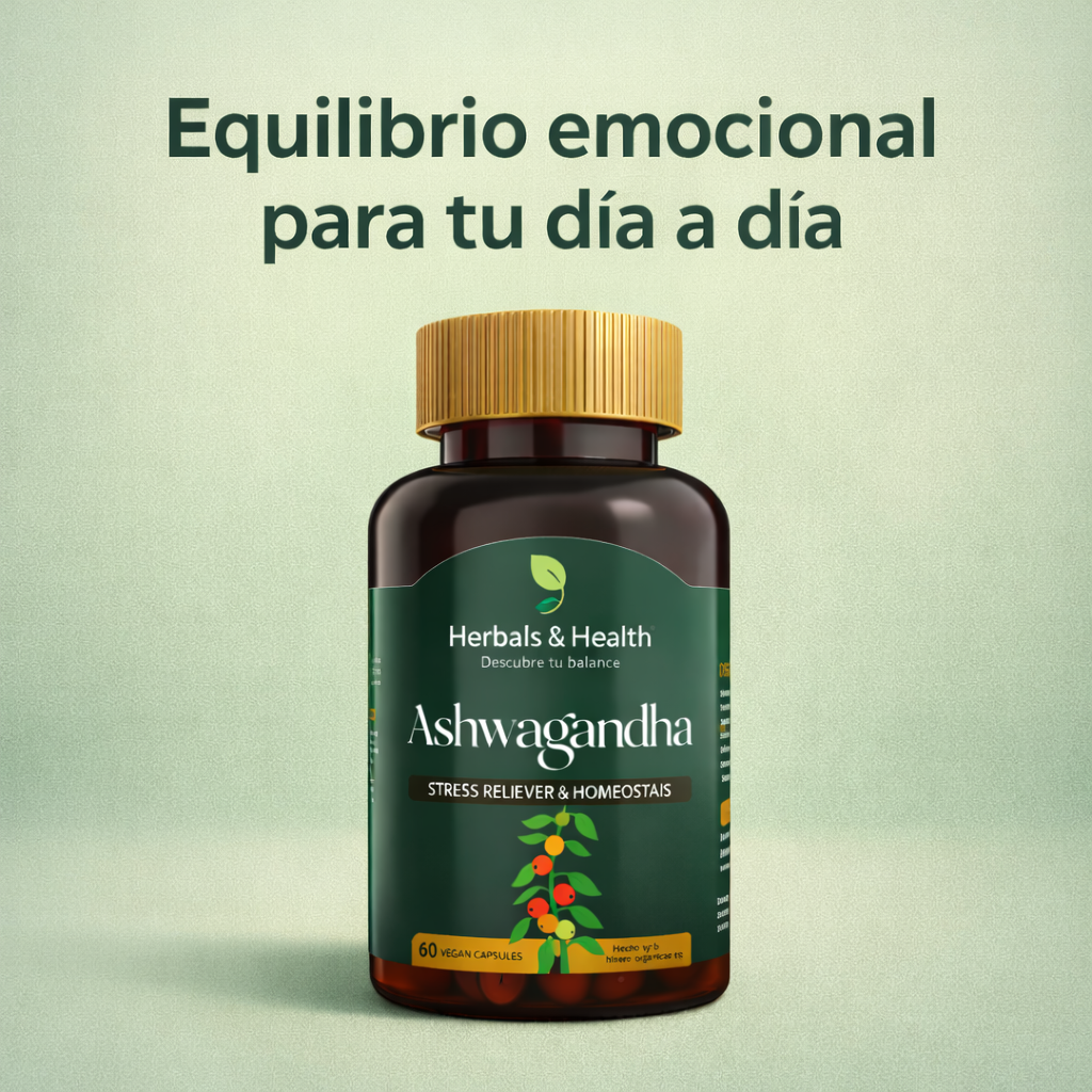 Ashwagandha - Apoyo Profundo al Bienestar y Descanso Diario