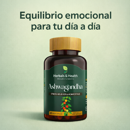 Ashwagandha - Apoyo Profundo al Bienestar y Descanso Diario