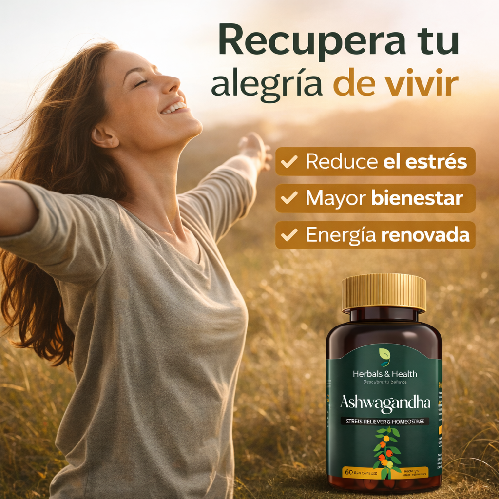 Ashwagandha - Apoyo Profundo al Bienestar y Descanso Diario