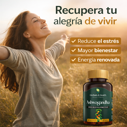 Ashwagandha - Apoyo Profundo al Bienestar y Descanso Diario