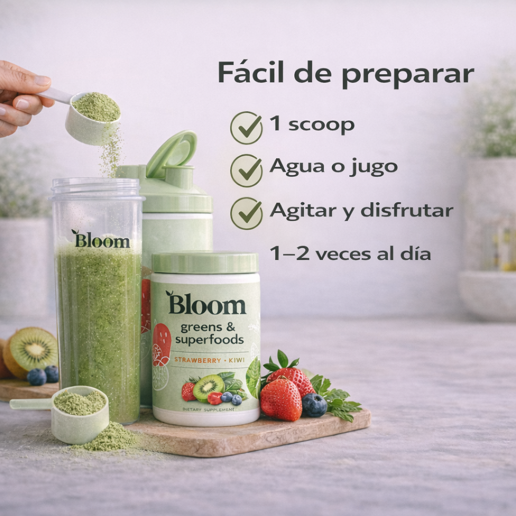 Bloom – ¡No Más Hinchazón Abdominal!